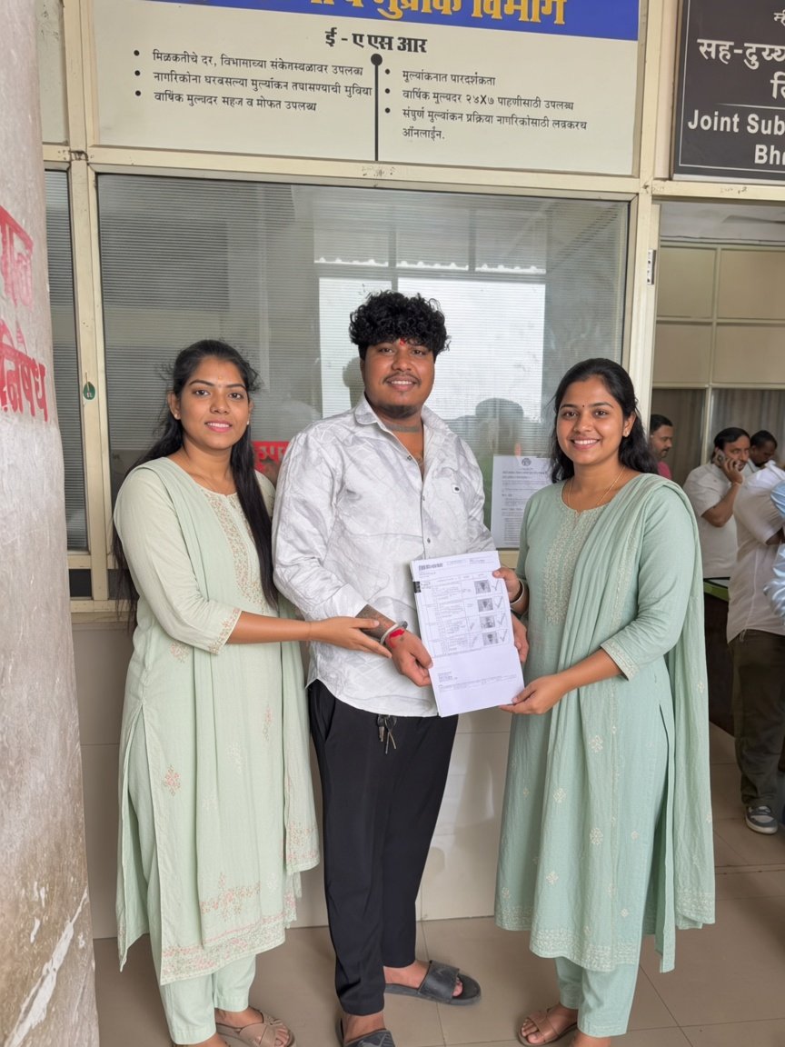 Happy customer of Shivanetra Estate after registration in Thane — photo 5